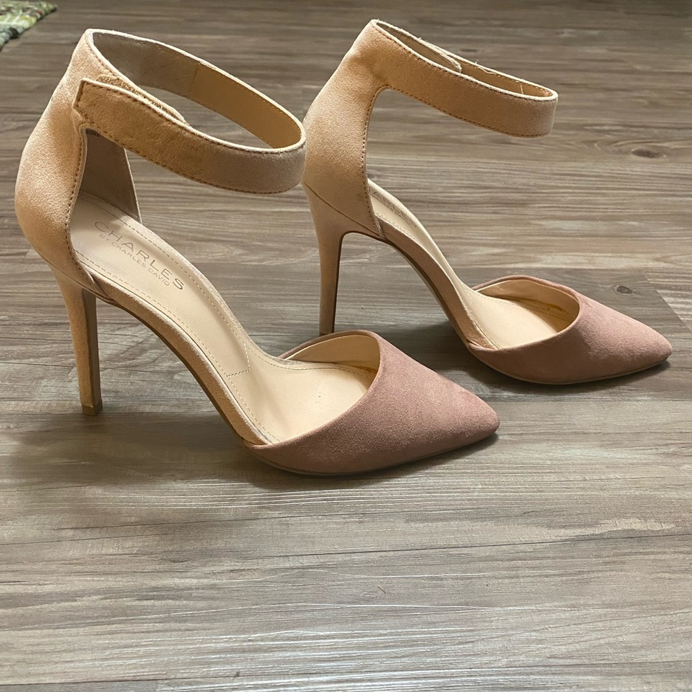 Charles David Pointer Neutral Pink Colorblock Sti… - image 7